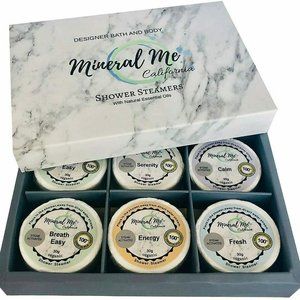 Mineral Me California Shower Steamers W/ Essential Oils Brand New Sealed